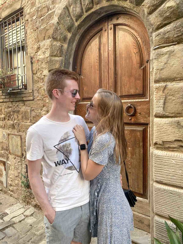 Travelling the world together makes us the happiest. On this picture we are in Italy.